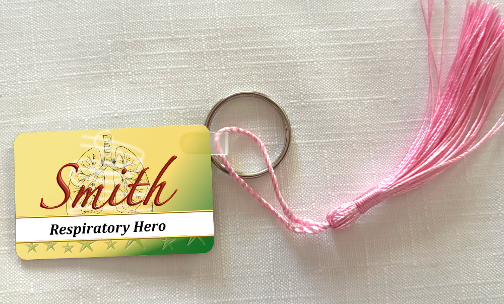 Respiratory Therapist Keychains (Metal) - Image 2