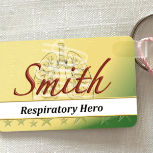 Respiratory Therapist Keychains (Metal)